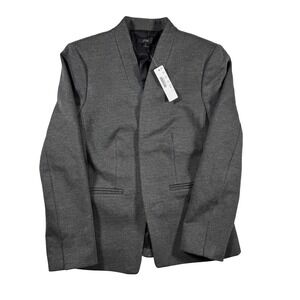 J. Crew Going-Out Blazer In Stretch Twill Size 6 New With Tags Heather Gray